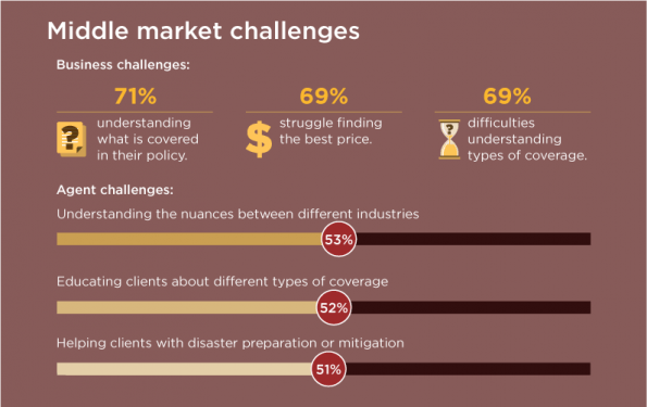 Middle market challenges Graphic