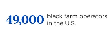 Black farm operator statistic.